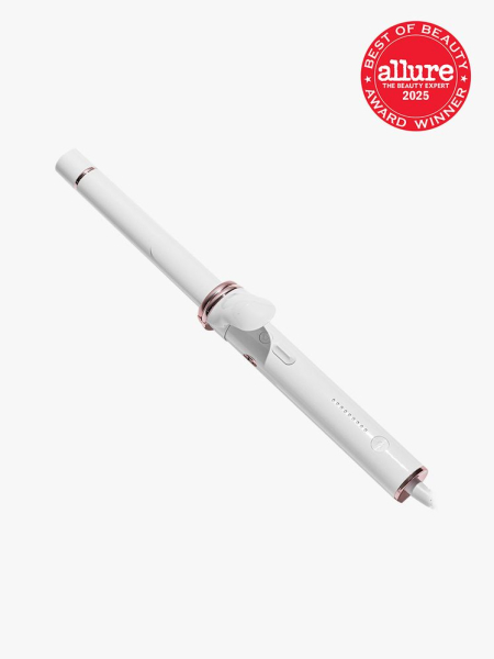 T3 CurlWrap in branded white and gold color way on light gray background with red Allure Best of Beauty seal in the top right corner